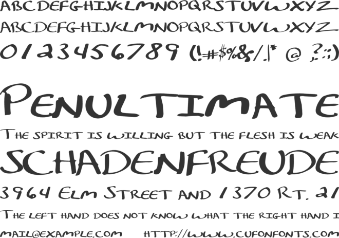 Kelley Calligraphy font preview