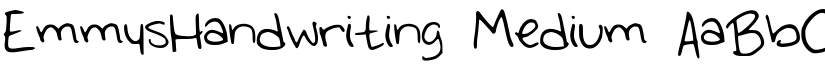 EmmysHandwriting font download