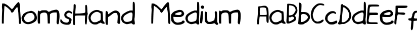 MomsHand font download