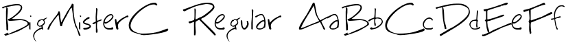 BigMisterC font download