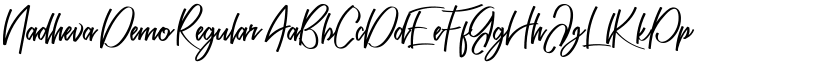 Nadheva Demo Regular font