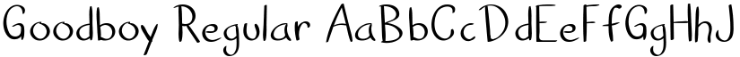 Goodboy Regular font