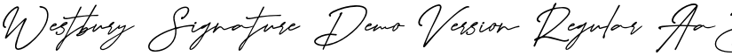 Westbury Signature Demo Version font download
