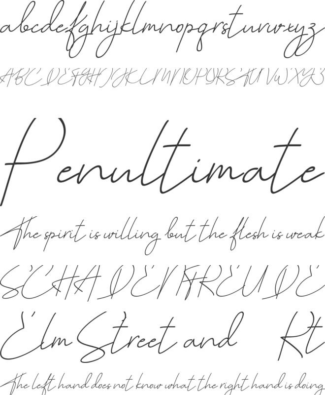 Cutyle Monoline Script Demo font preview