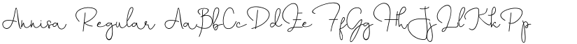Annisa font download