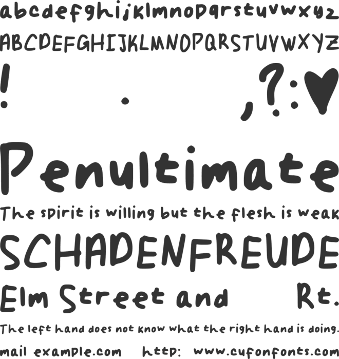 Sunshine Folk font preview