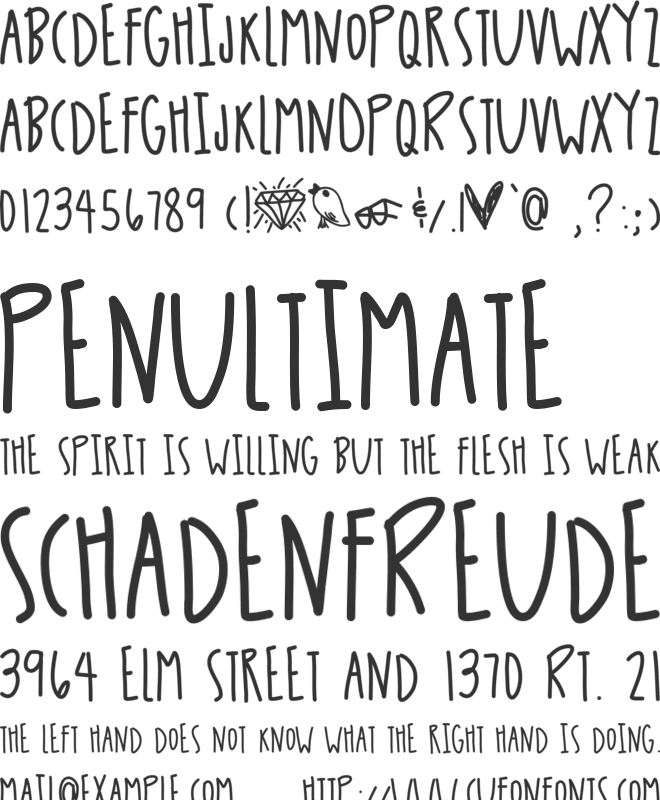 DoodlesOfFun font preview