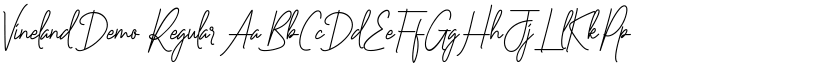 Vineland Demo Regular font