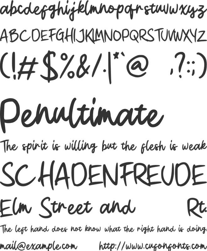 Waltskul Demo font preview