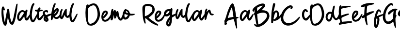 Waltskul Demo Regular font