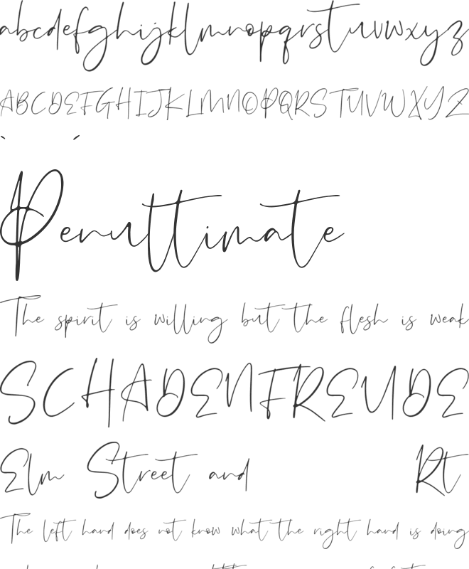 HelodiaDemo font preview