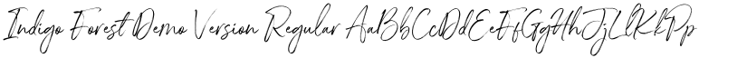 Indigo Forest Demo Version font download