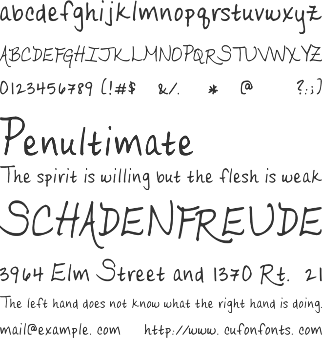 RipeApricots font preview