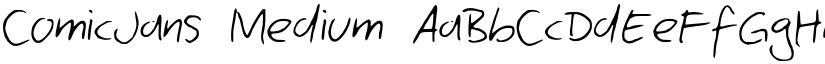 ComicJans Medium font