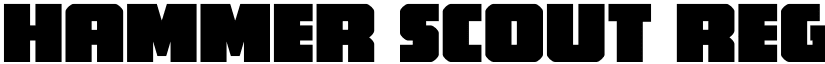 Hammer Scout Regular font