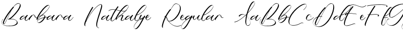 Barbara Nathalye font download