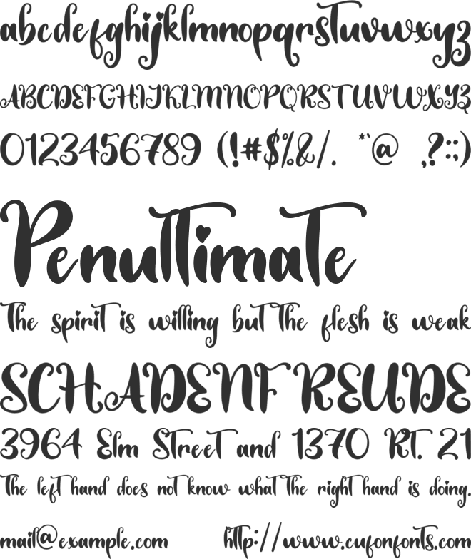 Love Rabbit - Personal Use font preview