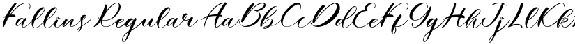 Fallins Regular font