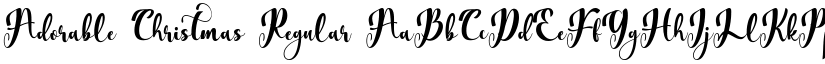 Adorable Christmas Regular font