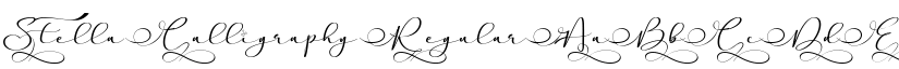 Stella Calligraphy Regular font