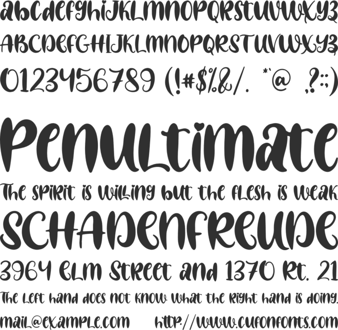Hello Sweet - Personal Use font preview