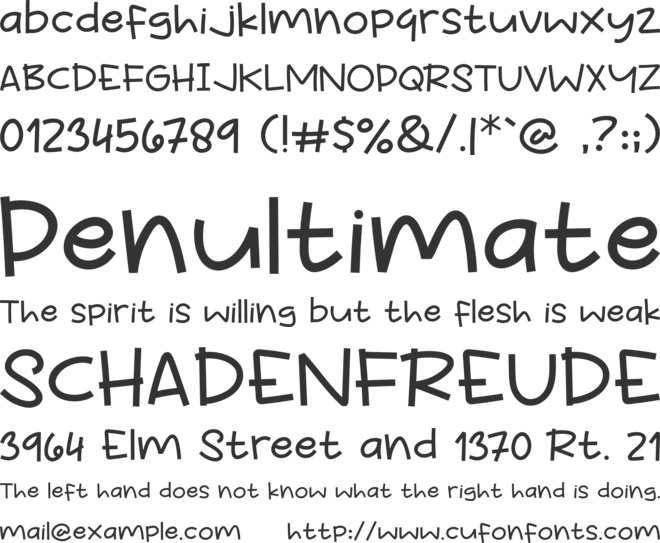 Kopi Panas font preview