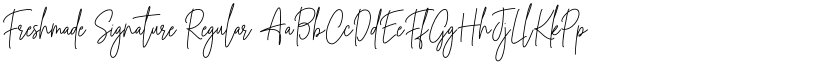 Freshmade Signature font download