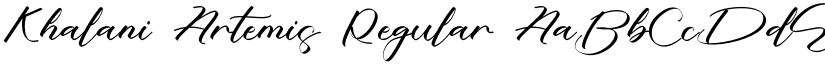 Khalani Artemis font download