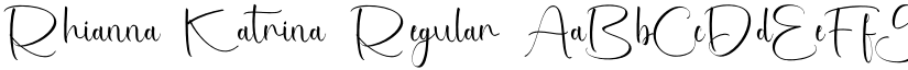 Rhianna Katrina font download