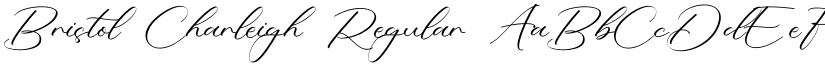 Bristol Charleigh Regular font