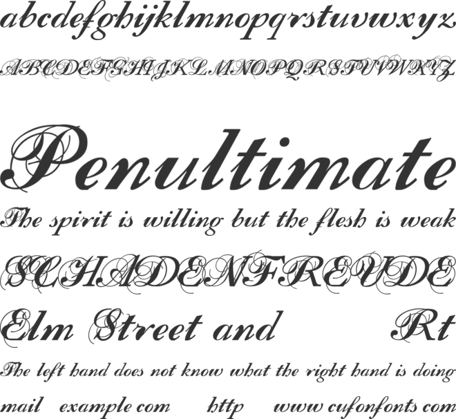 Filou Medium font preview