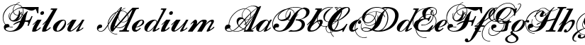 Filou Medium font