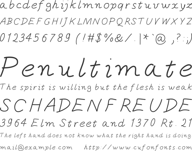OCTOBER font preview