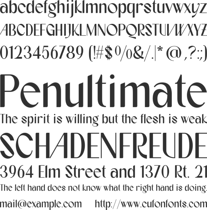 Wahog - Sans Serif With Nice Italic font preview
