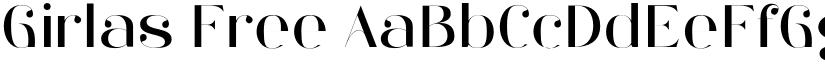 Girlas Free font