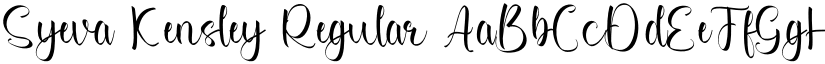 Syeva Kensley font download