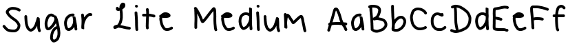 Sugar Lite font download