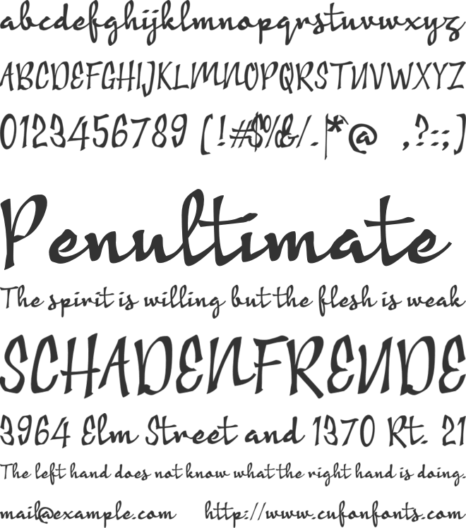 a Ambyar Sobat font preview