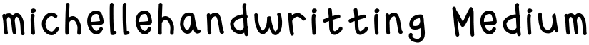 michellehandwritting font download
