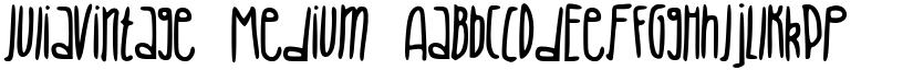 JuliaVintage font download
