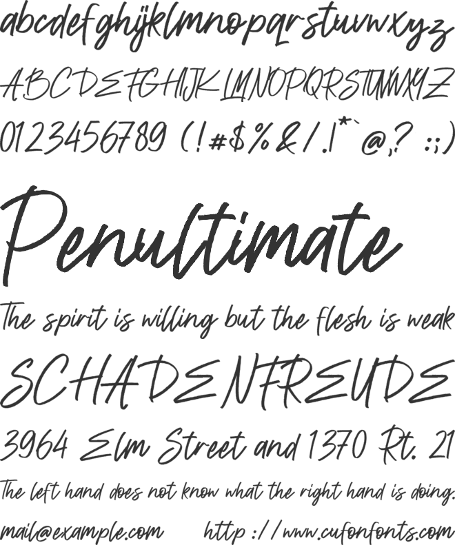 Mandalaz Sensei Alternate Demo font preview