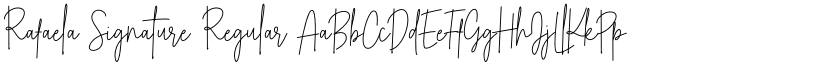 Rafaela Signature Regular font