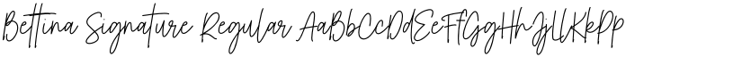 Bettina Signature Regular font