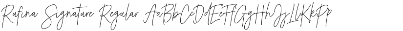 Rufina Signature font download
