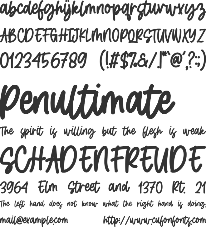 Shalfolk font preview