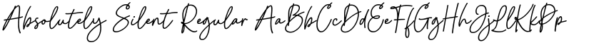 Absolutely Silent Regular font
