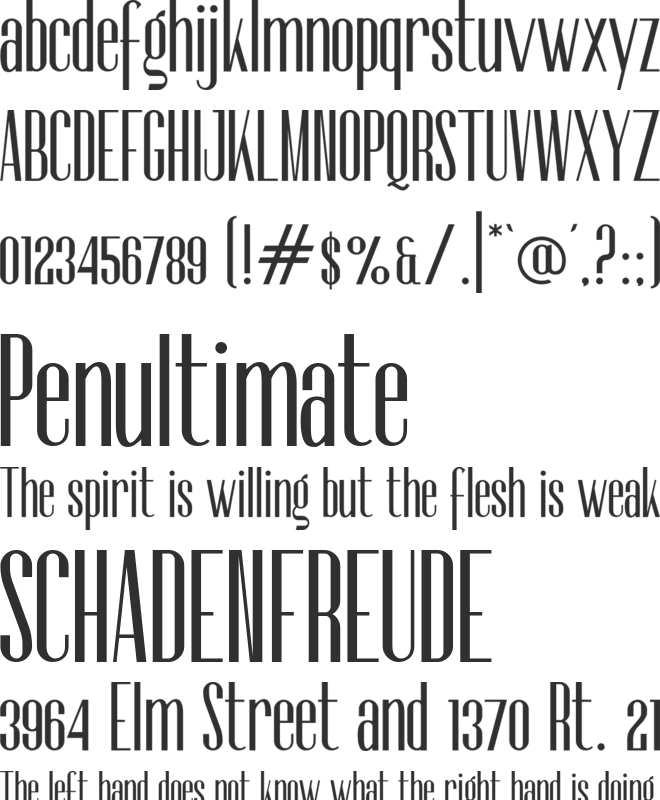 OWLKING font preview