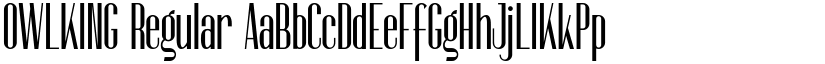 OWLKING Regular font
