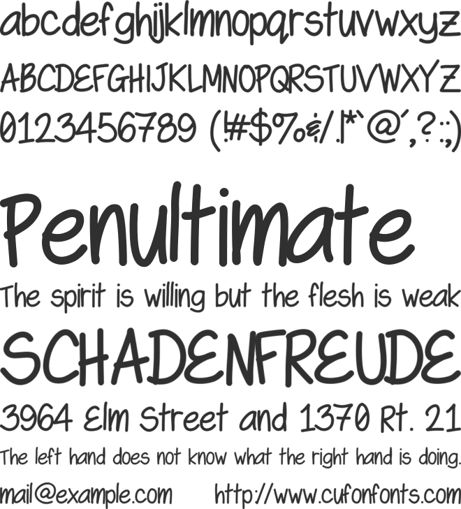 Swagger font preview