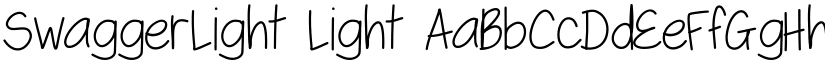 SwaggerLight Light font